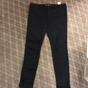 Hollister black skinny jeans